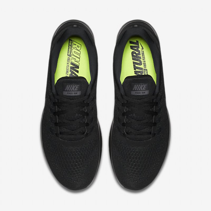 Juoksu Nike Free Miesten Rn Musta Antrasiitti