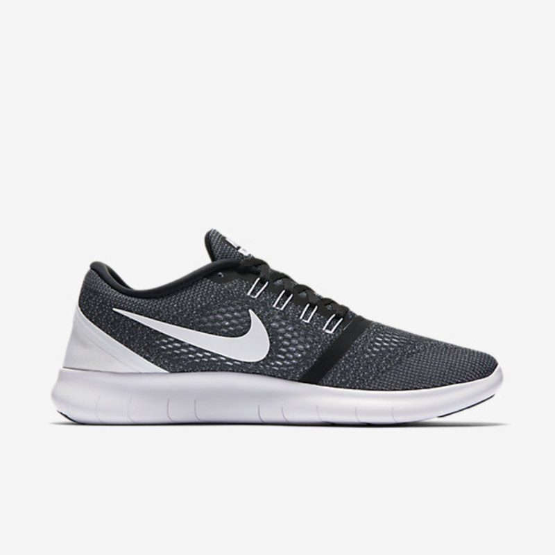 Juoksu Nike Free Miesten Rn Musta Valkoinen