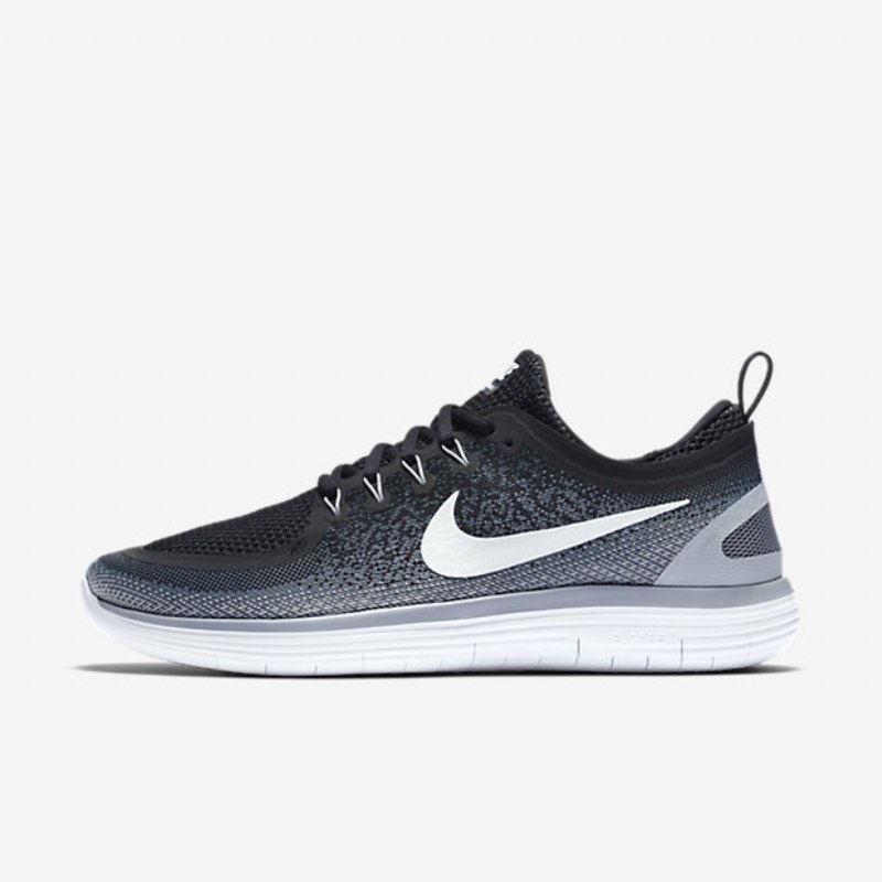 Juoksu Nike Free Rn Distance 2 Miesten Musta Harmaa Kylmä Tummanharmaa Valkoinen