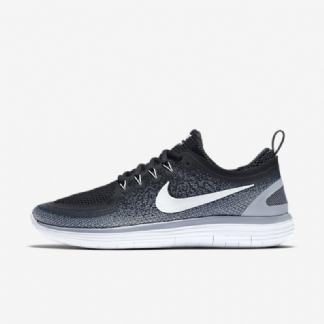 Juoksu Nike Free Rn Distance 2 Miesten Musta Harmaa Kylmä Tummanharmaa Valkoinen