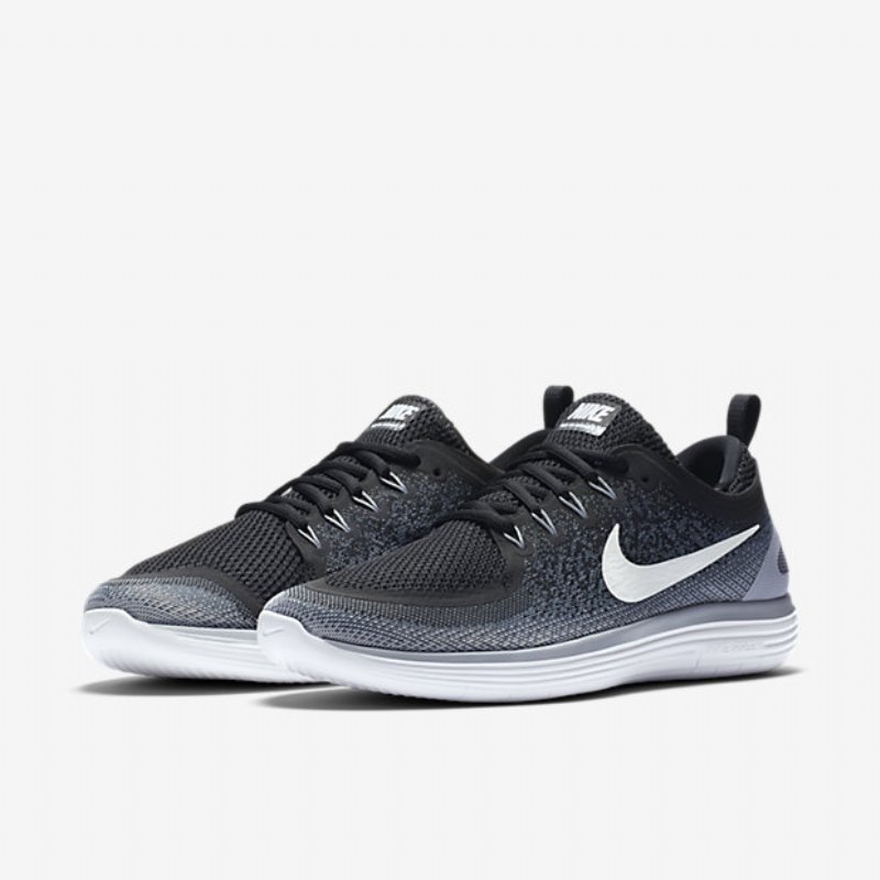 Juoksu Nike Free Rn Distance 2 Miesten Musta Harmaa Kylmä Tummanharmaa Valkoinen
