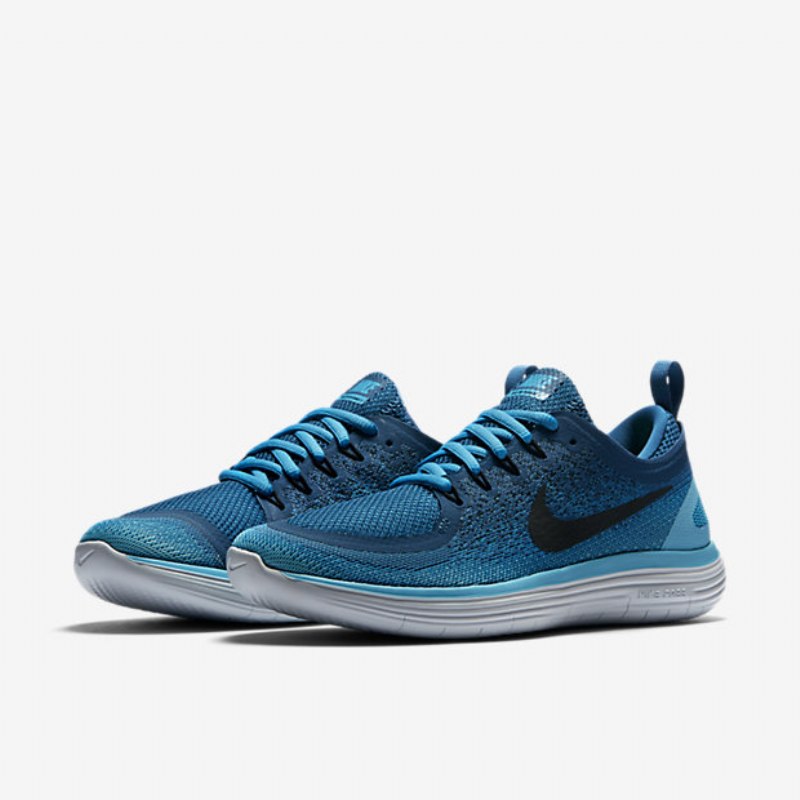 Juoksu Nike Free Rn Distance 2 Naisten Blue Lagoon Industrial Polarisoitu Musta