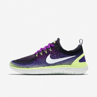 Juoksu Nike Free Rn Distance 2 Naisten Hyper Purppura Tumma Iris Green Phantom White
