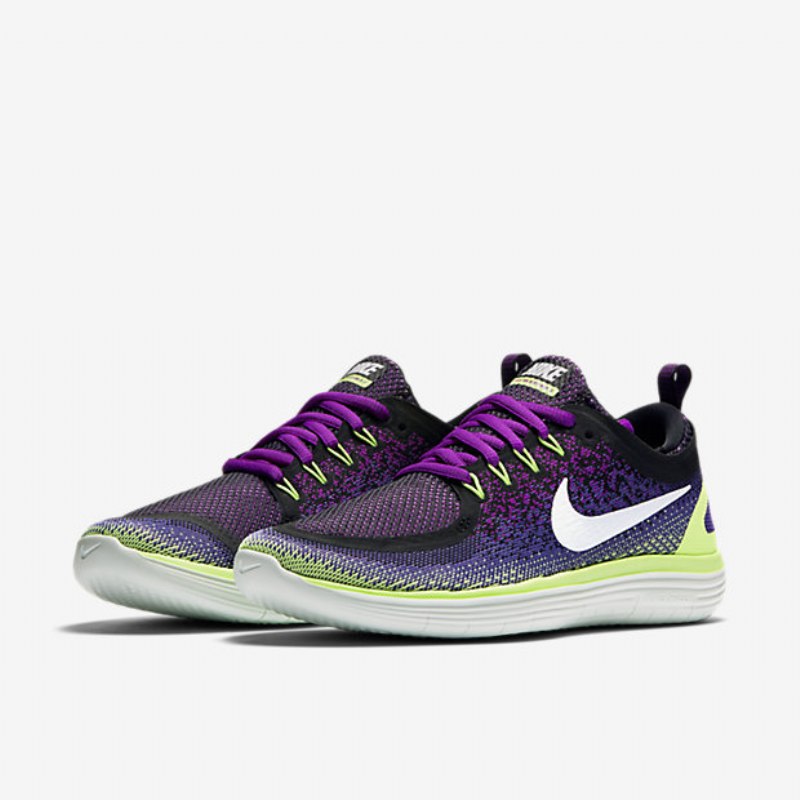 Juoksu Nike Free Rn Distance 2 Naisten Hyper Purppura Tumma Iris Green Phantom White