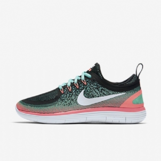 Juoksu Nike Free Rn Distance 2 Naisten Hyper Turkoosi Vihreä Hehku Pesty Valkoinen