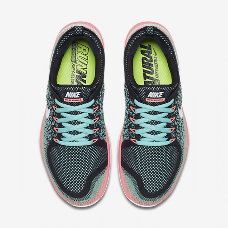 Juoksu Nike Free Rn Distance 2 Naisten Hyper Turkoosi Vihreä Hehku Pesty Valkoinen