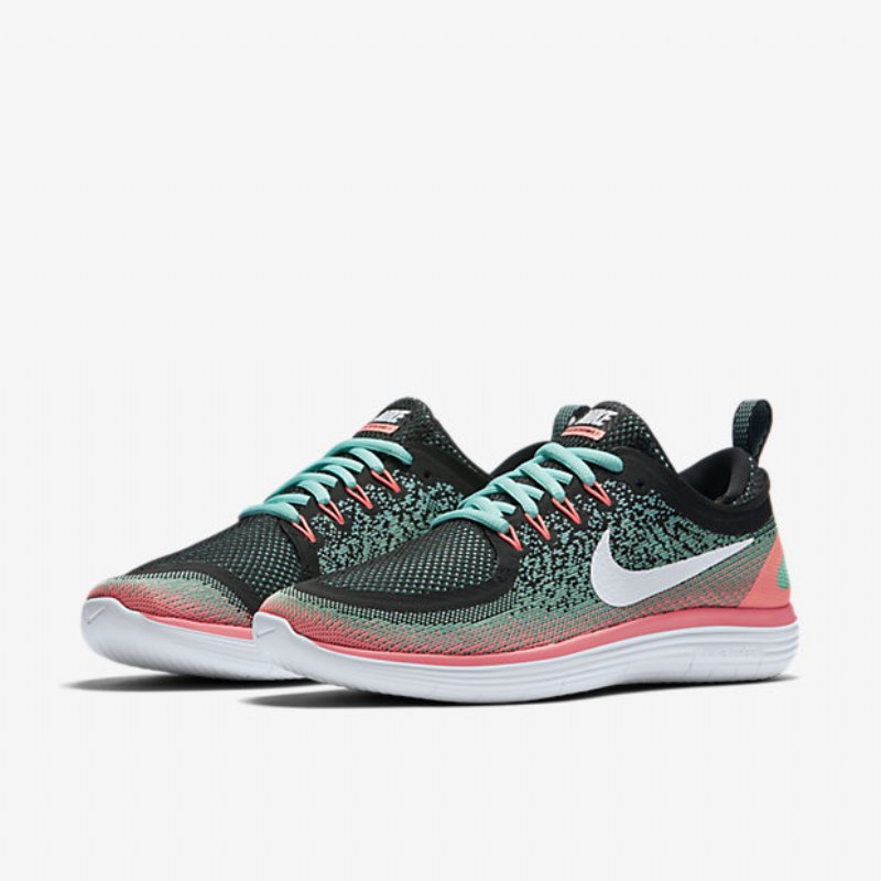 Juoksu Nike Free Rn Distance 2 Naisten Hyper Turkoosi Vihreä Hehku Pesty Valkoinen