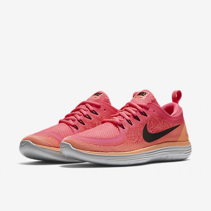 Juoksu Nike Free Rn Distance 2 Naisten Rose Runner Lava Glow Hot Punch Black