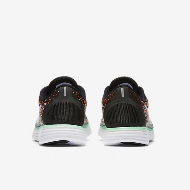 Juoksu Nike Free Rn Distance Naisten Musta Kirkas Mango Vihreä Tarrat Valkoinen