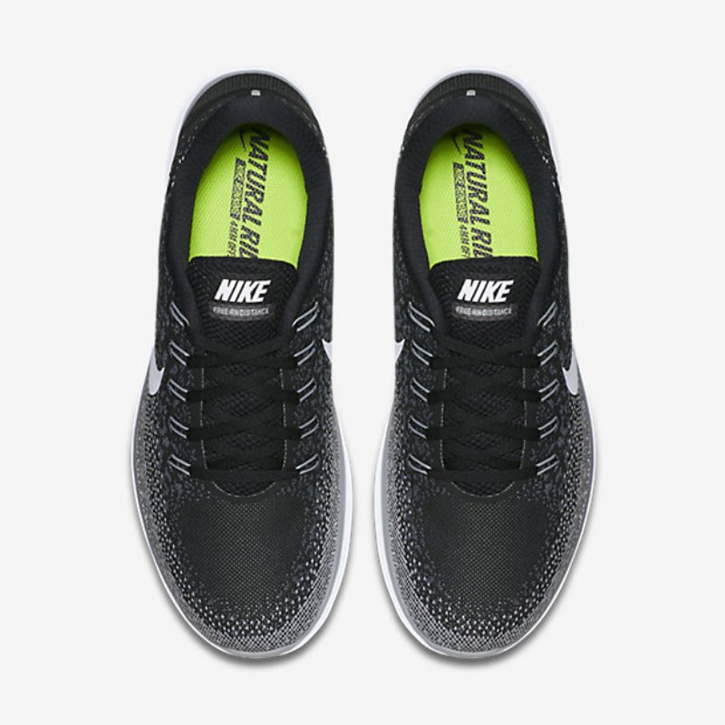 Juoksu Nike Free Rn Distance Naisten Musta Tummanharmaa Harmaa Wolf White