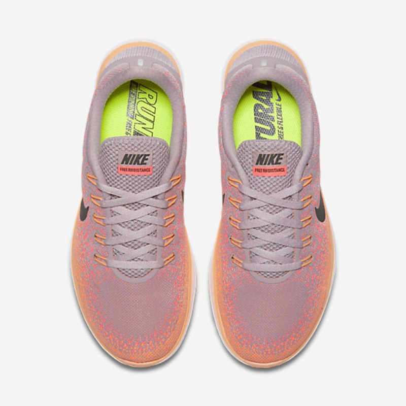 Juoksu Nike Free Rn Distance Naisten Plum Sumu Kirkas Mango Peach Cream Black
