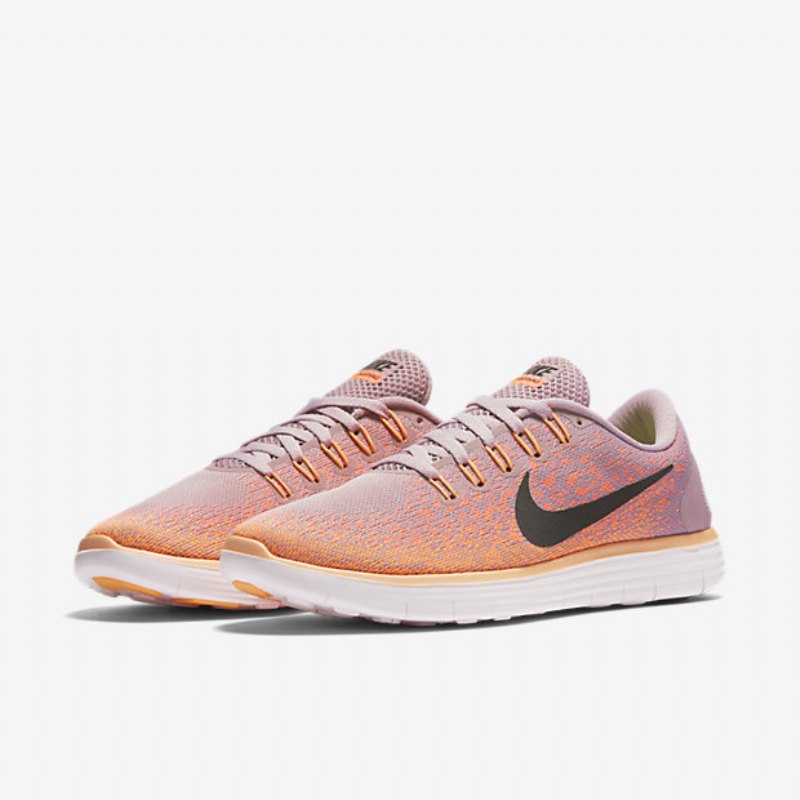Juoksu Nike Free Rn Distance Naisten Plum Sumu Kirkas Mango Peach Cream Black