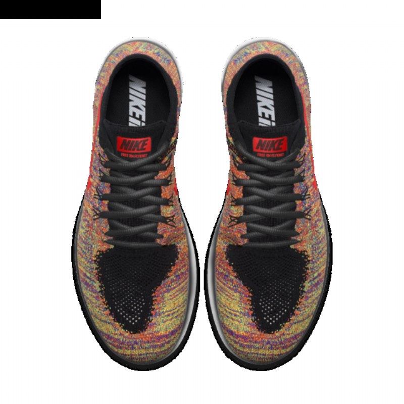 Juoksu Nike Free Rn Flyknit Miesten Musta Multi Valkoinen Harmaa Dary Red