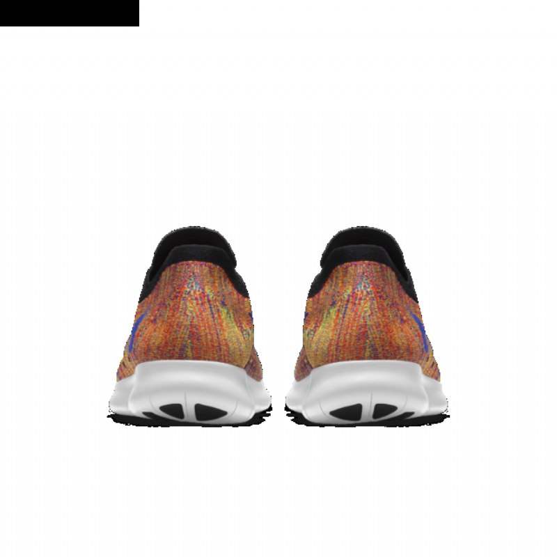 Juoksu Nike Free Rn Flyknit Miesten Musta Multi Valkoinen Sininen