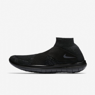 Juoksu Nike Free Rn Motion Flyknit 2017 Miesten Musta Antrasiitti Voltti Tummanharmaa