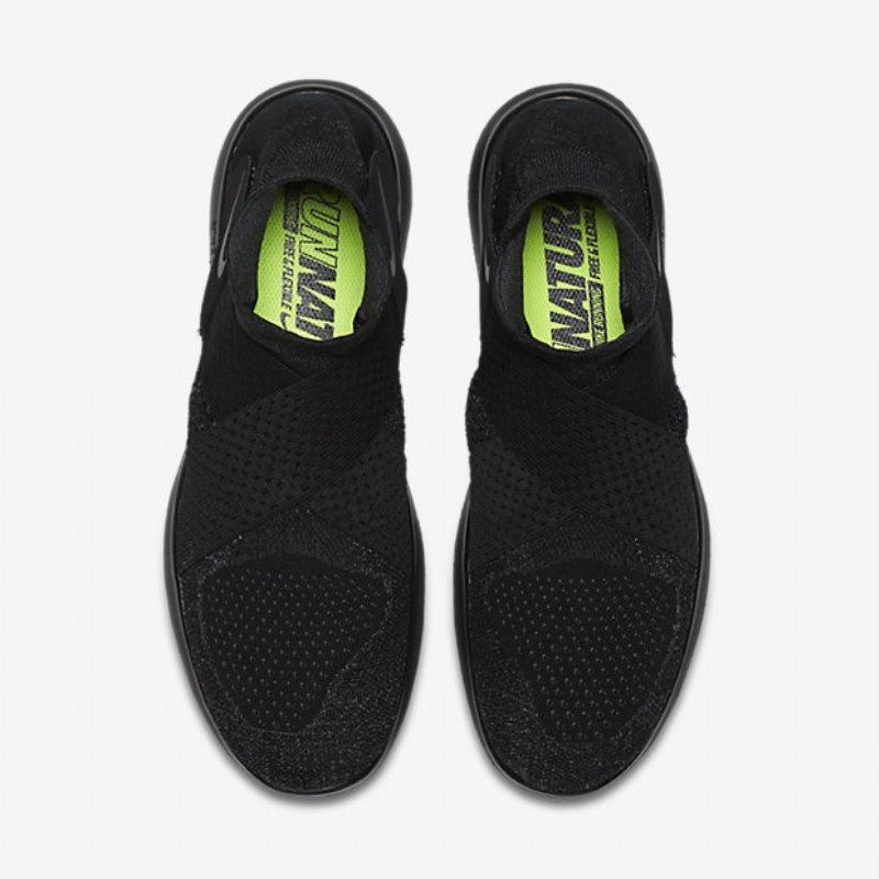 Juoksu Nike Free Rn Motion Flyknit 2017 Miesten Musta Antrasiitti Voltti Tummanharmaa