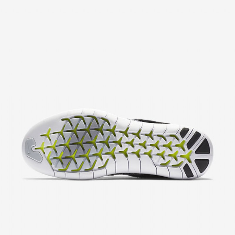 Juoksu Nike Free Rn Motion Flyknit 2017 Nainen Musta Puhdas Platinaa Wolf Harmaa Valkoinen