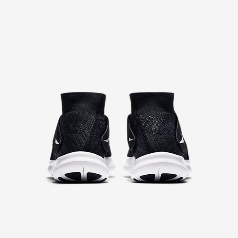 Juoksu Nike Free Rn Motion Flyknit 2017 Nainen Musta Tummanharmaa Volt White