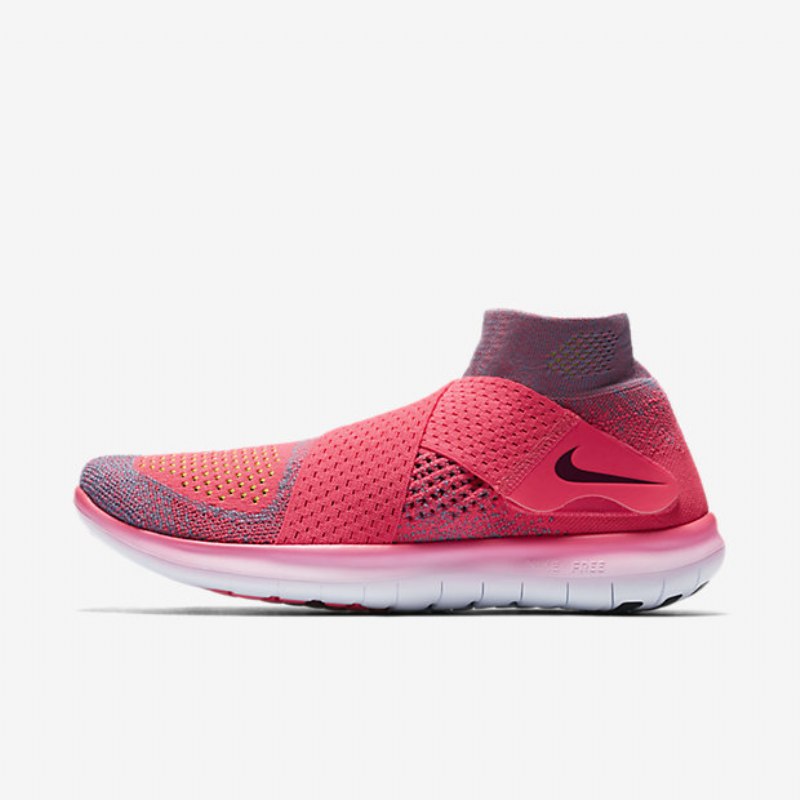 Juoksu Nike Free Rn Motion Flyknit 2017 Nainen Ruusu Juoksija Sininen Työ Mango Bright Bay Real