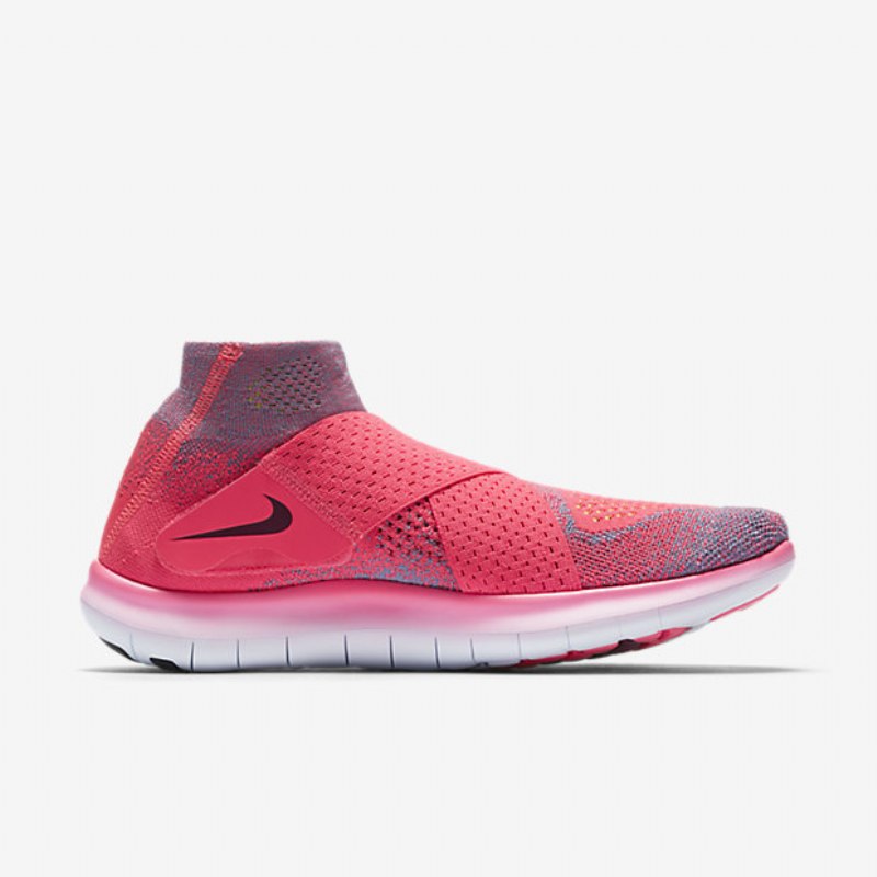Juoksu Nike Free Rn Motion Flyknit 2017 Nainen Ruusu Juoksija Sininen Työ Mango Bright Bay Real