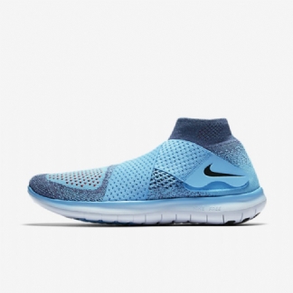 Juoksu Nike Free Rn Motion Flyknit 2017 Nainen Sininen Kloori Tumma Violetti Pöly Pinkki Kilpailija Musta