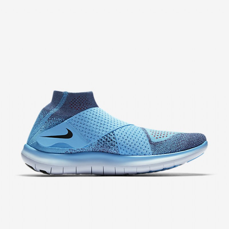 Juoksu Nike Free Rn Motion Flyknit 2017 Nainen Sininen Kloori Tumma Violetti Pöly Pinkki Kilpailija Musta