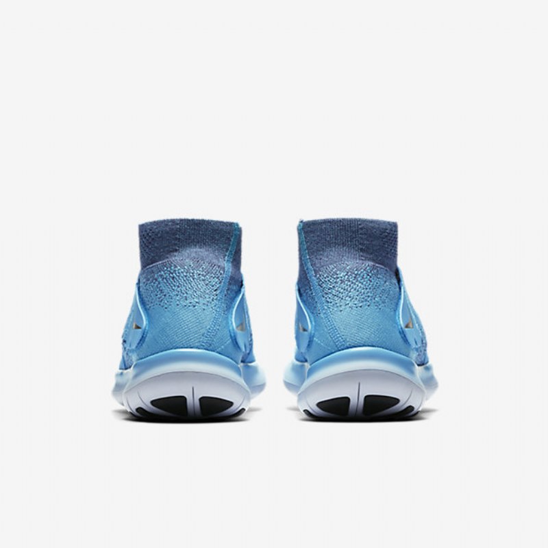Juoksu Nike Free Rn Motion Flyknit 2017 Nainen Sininen Kloori Tumma Violetti Pöly Pinkki Kilpailija Musta