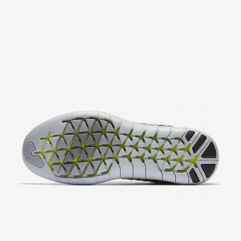 Juoksu Nike Free Rn Motion Flyknit Naisten Musta Sininen Juoksija Explosion Pink White