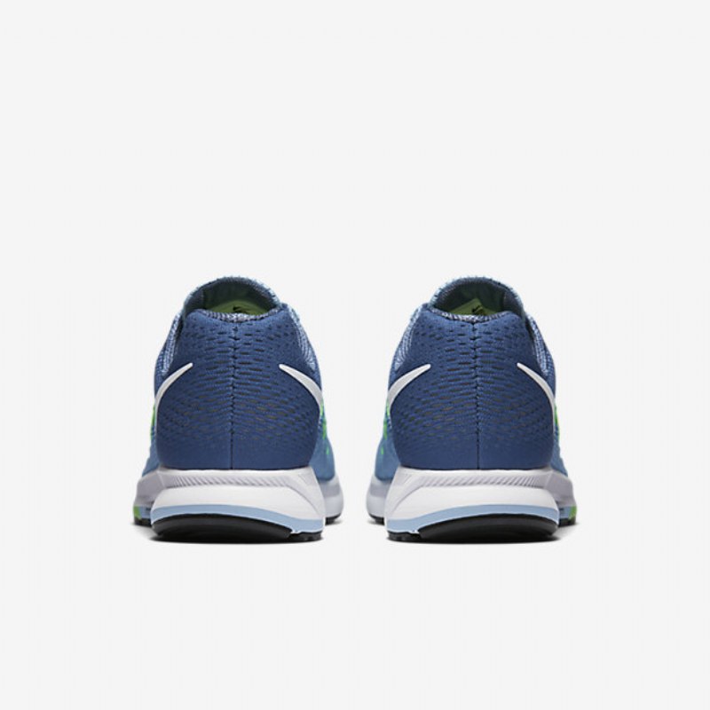 Juoksu Nike Zoom Air Pegasus 33 Naiset Sininen Korkki Valtameri Sumu Vihreä Raivo Valkoinen