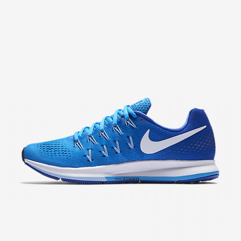 Juoksu Nike Zoom Air Pegasus 33 Naisten Sininen Kiiltävä Juoksija Bluecap White