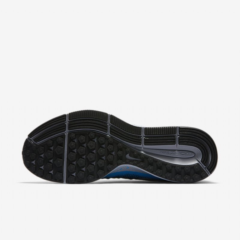Juoksu Nike Zoom Air Pegasus 33 Shield Miesten Musta Sininen Tarrat Voltti Metallinen Hopea