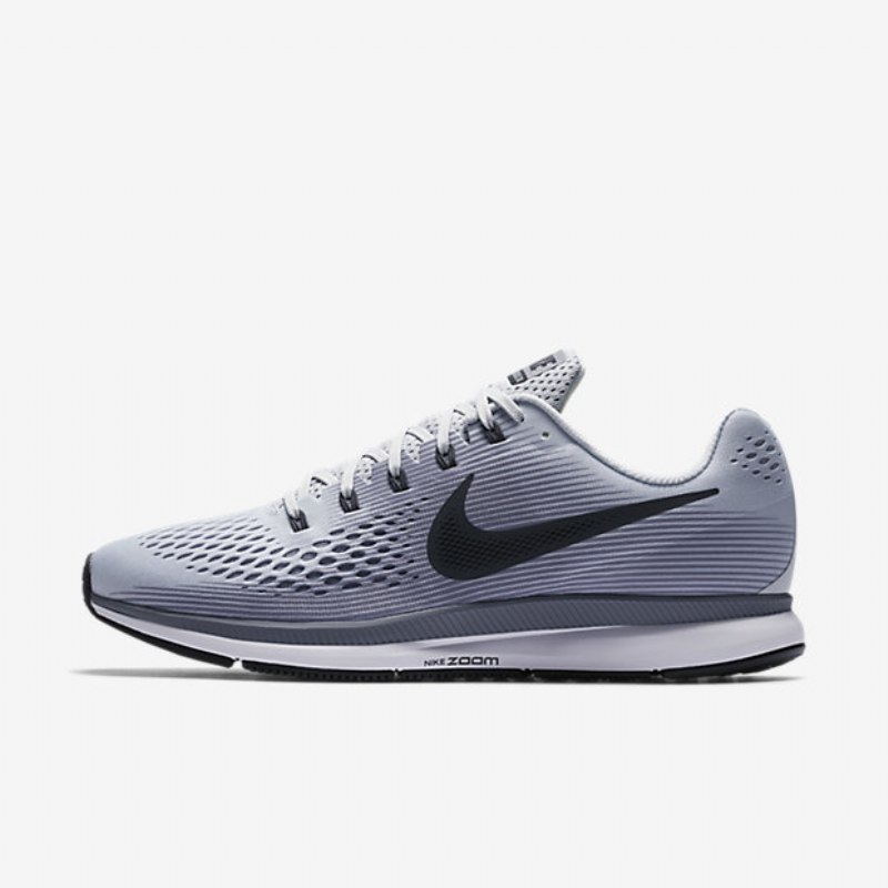Juoksu Nike Zoom Air Pegasus 34 Miesten Puhdas Platina Viileä Harmaa Musta Antrasiitti
