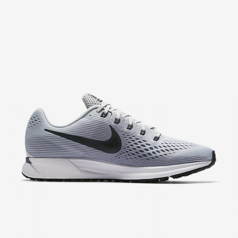 Juoksu Nike Zoom Air Pegasus 34 Miesten Puhdas Platina Viileä Harmaa Musta Antrasiitti