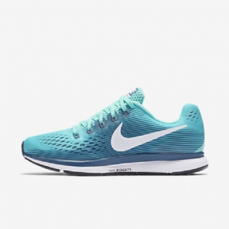 Juoksu Nike Zoom Air Pegasus 34 Naisten Hyper Turquoise Blue Legion Mica White