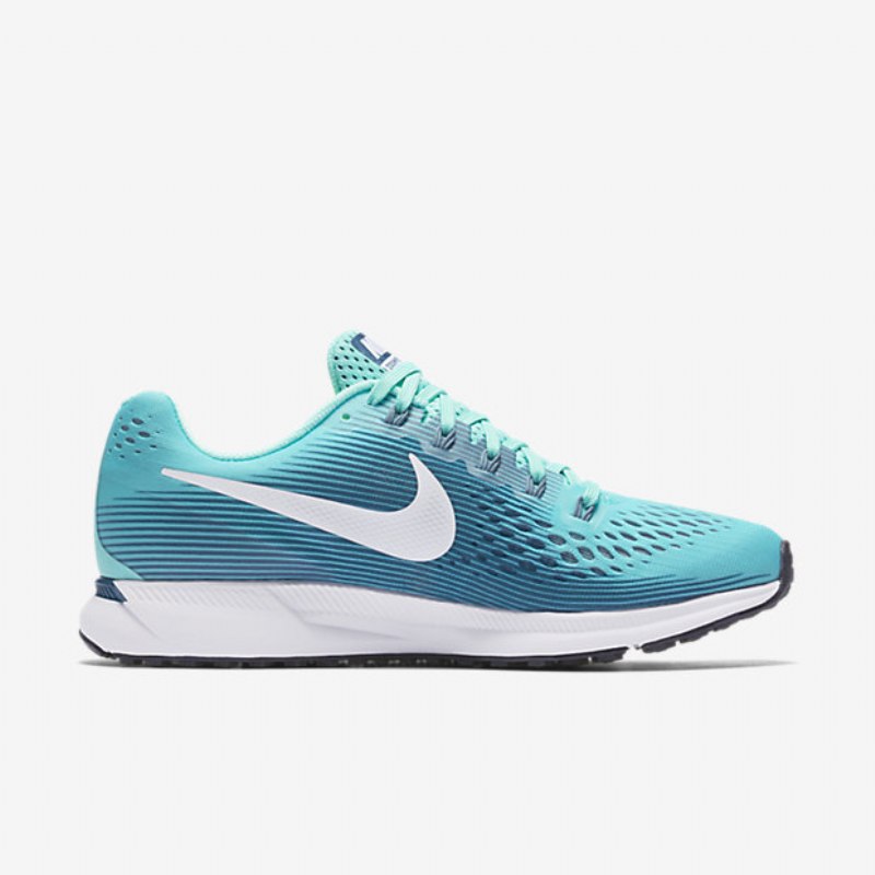 Juoksu Nike Zoom Air Pegasus 34 Naisten Hyper Turquoise Blue Legion Mica White