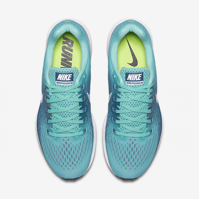 Juoksu Nike Zoom Air Pegasus 34 Naisten Hyper Turquoise Blue Legion Mica White