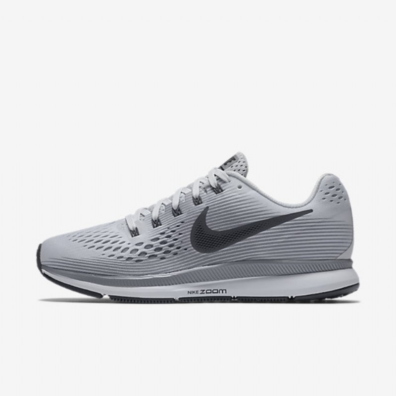 Juoksu Nike Zoom Air Pegasus 34 Naisten Pure Platinum Cool Grey Black Antrasite