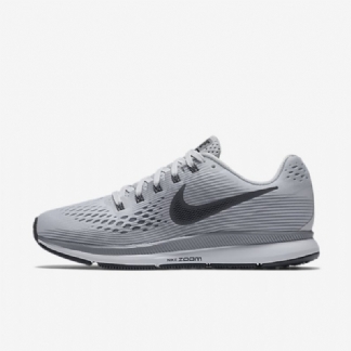 Juoksu Nike Zoom Air Pegasus 34 Naisten Pure Platinum Cool Grey Black Antrasite