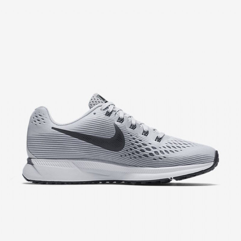 Juoksu Nike Zoom Air Pegasus 34 Naisten Pure Platinum Cool Grey Black Antrasite