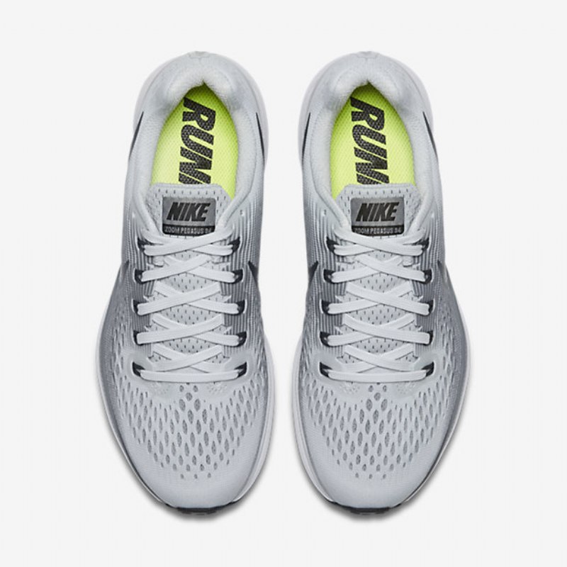 Juoksu Nike Zoom Air Pegasus 34 Naisten Pure Platinum Cool Grey Black Antrasite