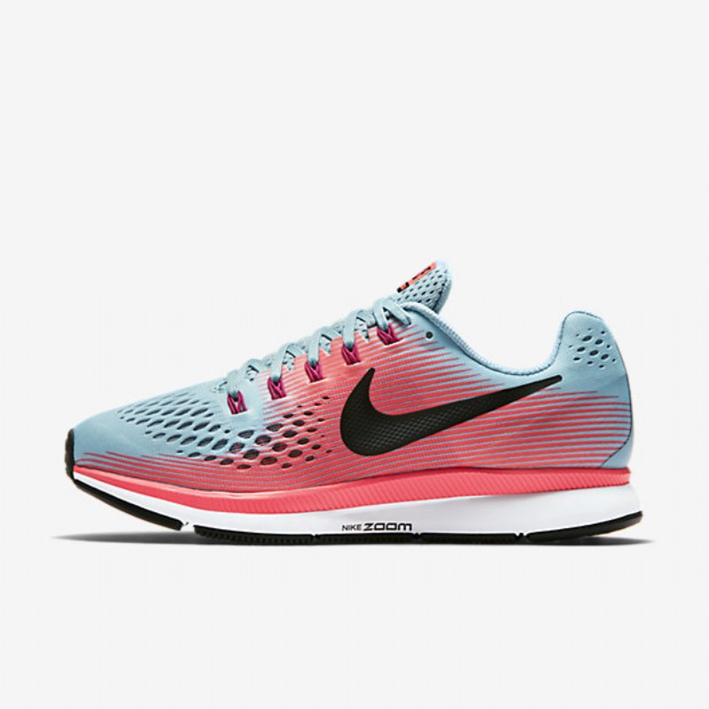 Juoksu Nike Zoom Air Pegasus 34 Naisten Rose Runner Sininen Kiille Sport Fuchsia White