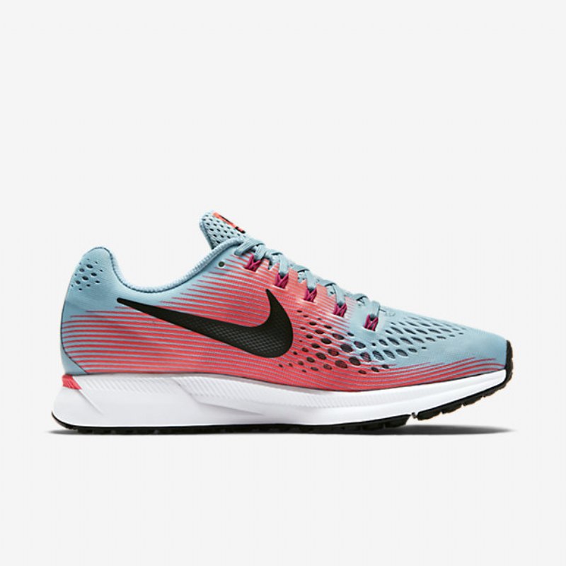 Juoksu Nike Zoom Air Pegasus 34 Naisten Rose Runner Sininen Kiille Sport Fuchsia White