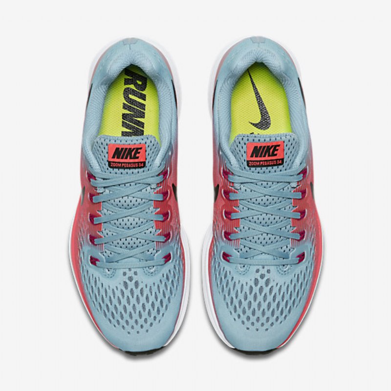 Juoksu Nike Zoom Air Pegasus 34 Naisten Rose Runner Sininen Kiille Sport Fuchsia White