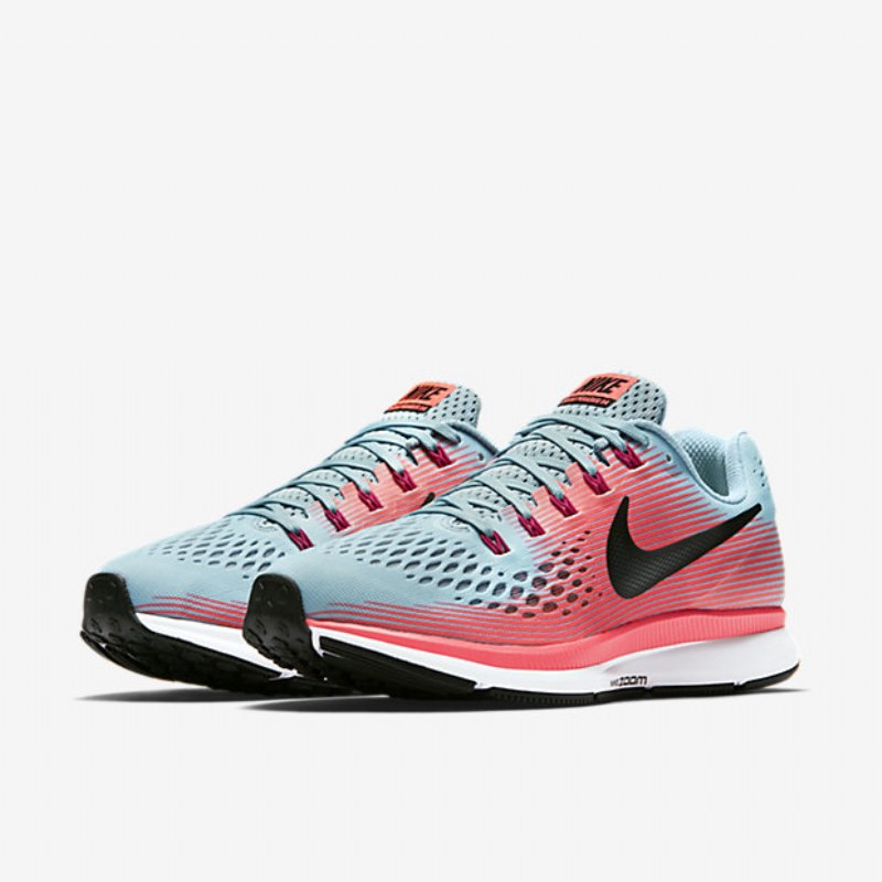 Juoksu Nike Zoom Air Pegasus 34 Naisten Rose Runner Sininen Kiille Sport Fuchsia White
