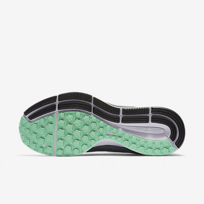 Juoksu Nike Zoom Air Pegasus 34 Naisten Solstice Wolf Harmaa Tummanharmaa Valkoinen Vihreä Kiiltävä