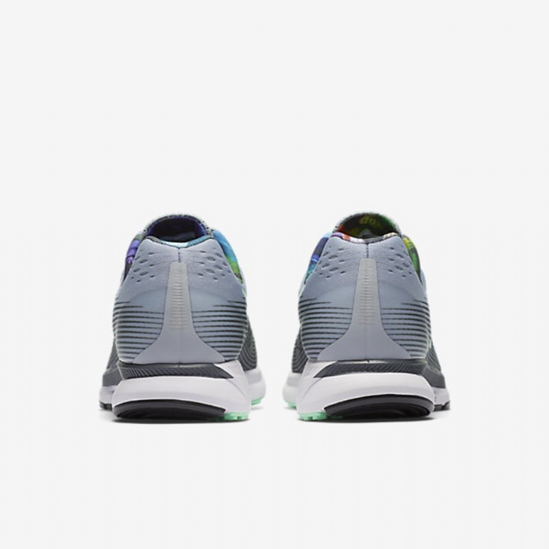 Juoksu Nike Zoom Air Pegasus 34 Naisten Solstice Wolf Harmaa Tummanharmaa Valkoinen Vihreä Kiiltävä