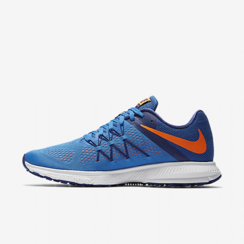 Juoksu Nike Zoom Winflo 3 Miesten Sininen Fountain Royal Deep Blue White Total Orange