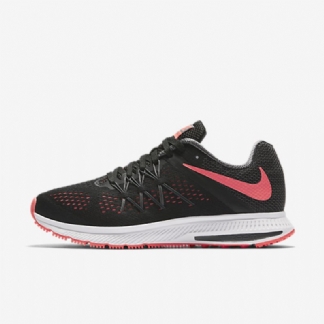 Juoksu Nike Zoom Winflo 3 Naisten Musta Tummanharmaa Valkoinen Hot Punch