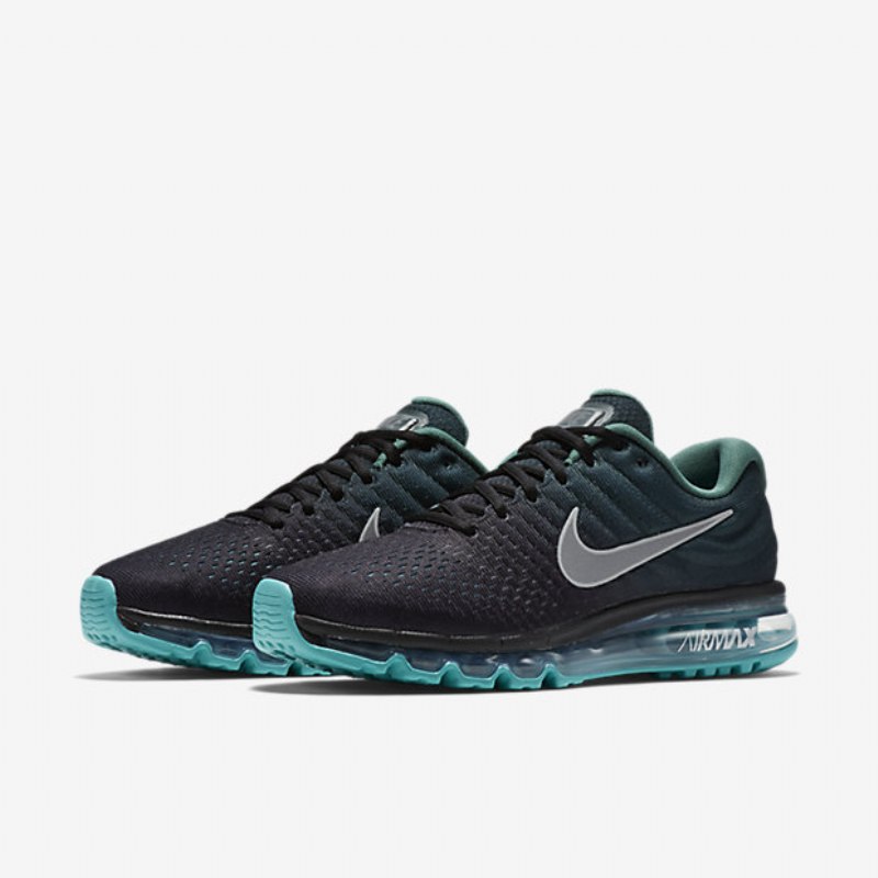 Juoksukengät Nike Air Max 2017 Miesten Musta Peter Vihreä Valkoinen