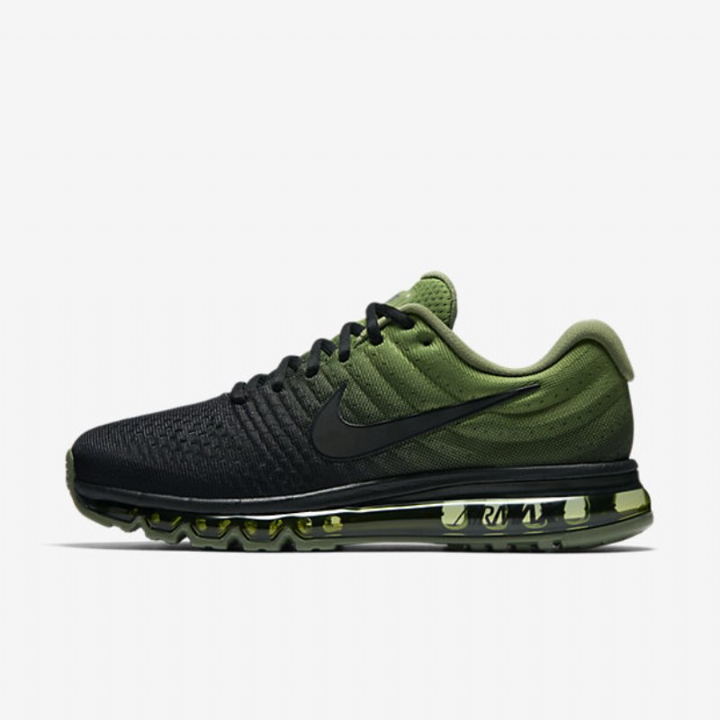 Juoksukengät Nike Air Max 2017 Miesten Musta Vihreä Kämmenmusta